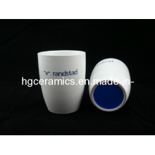 Laser Engraved Ceramic Mug, No Handle, Coffee Mug